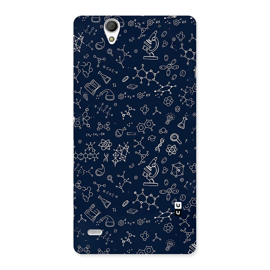 Chemistry Doodle Art Back Case for Sony Xperia C4