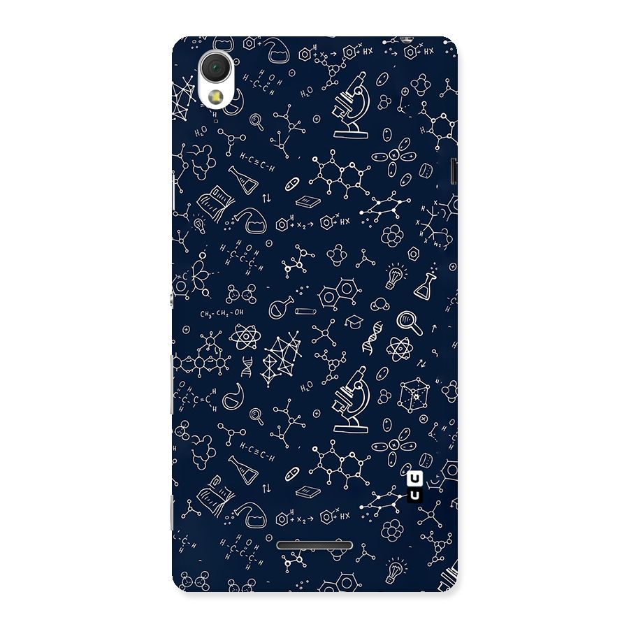Chemistry Doodle Art Back Case for Sony Xperia T3
