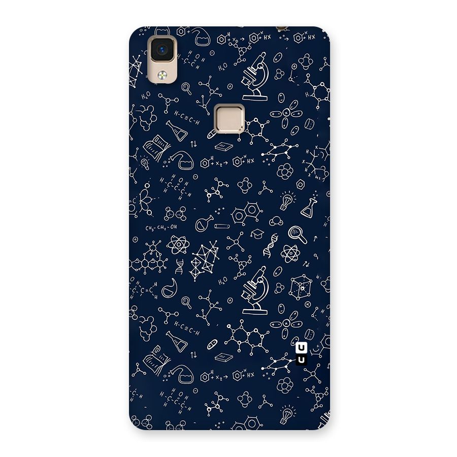 Chemistry Doodle Art Back Case for V3 Max