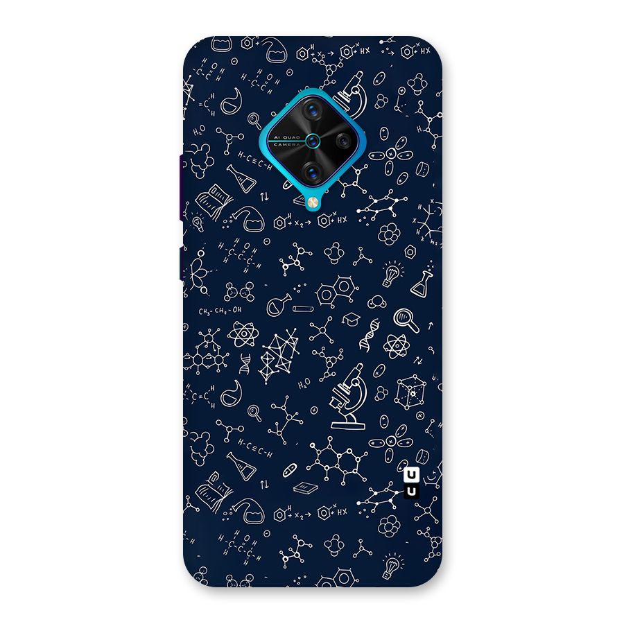 Chemistry Doodle Art Back Case for Vivo S1 Pro