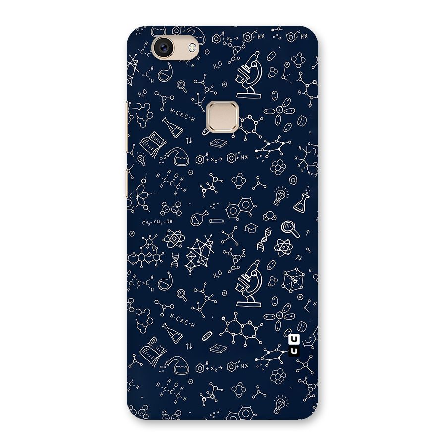 Chemistry Doodle Art Back Case for Vivo V7