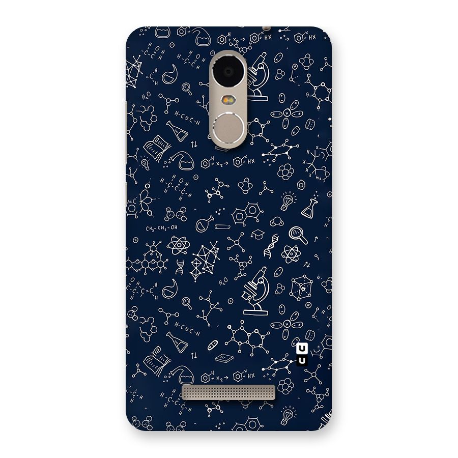 Chemistry Doodle Art Back Case for Xiaomi Redmi Note 3