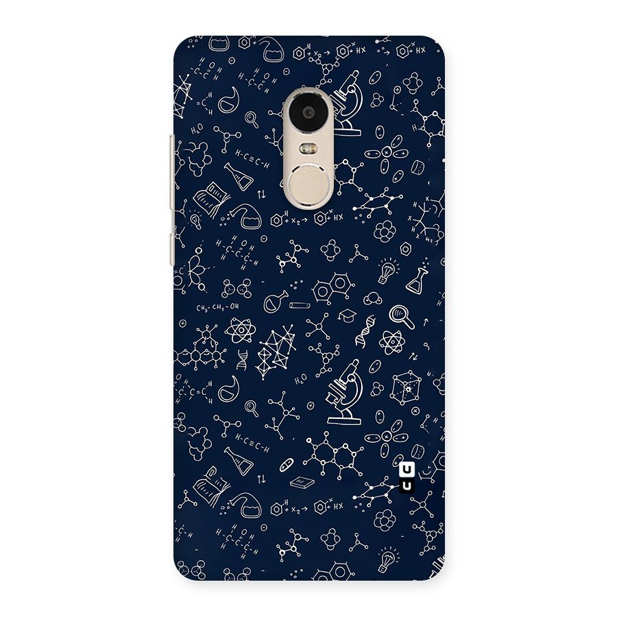 Chemistry Doodle Art Back Case for Xiaomi Redmi Note 4