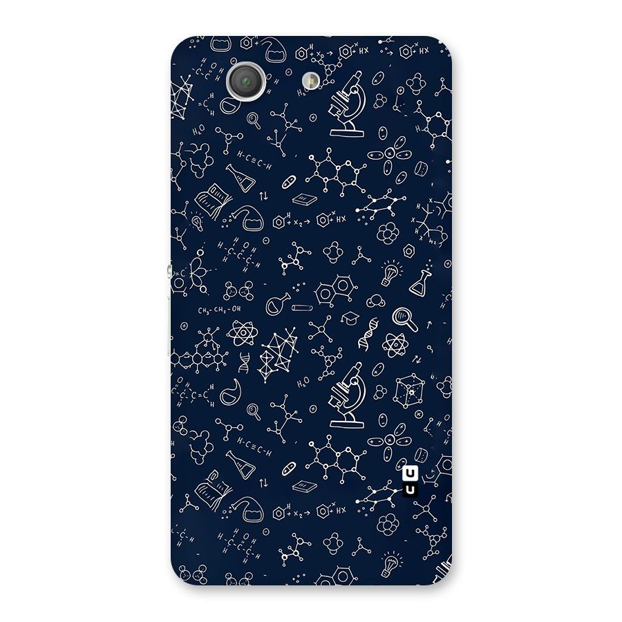 Chemistry Doodle Art Back Case for Xperia Z3 Compact