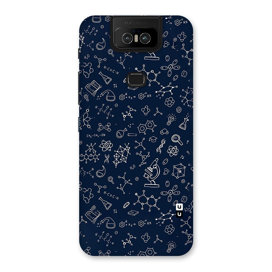 Chemistry Doodle Art Back Case for Zenfone 6z