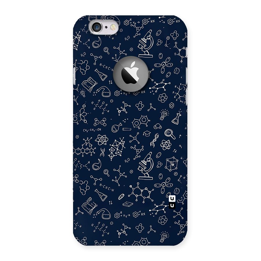 Chemistry Doodle Art Back Case for iPhone 6 Logo Cut