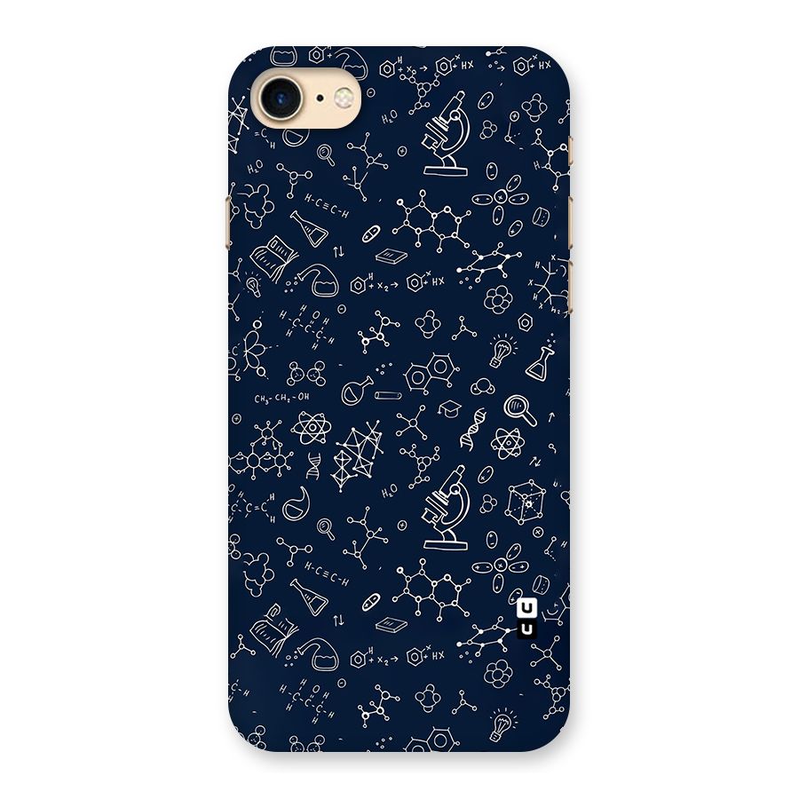 Chemistry Doodle Art Back Case for iPhone 7