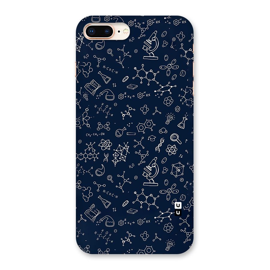 Chemistry Doodle Art Back Case for iPhone 8 Plus