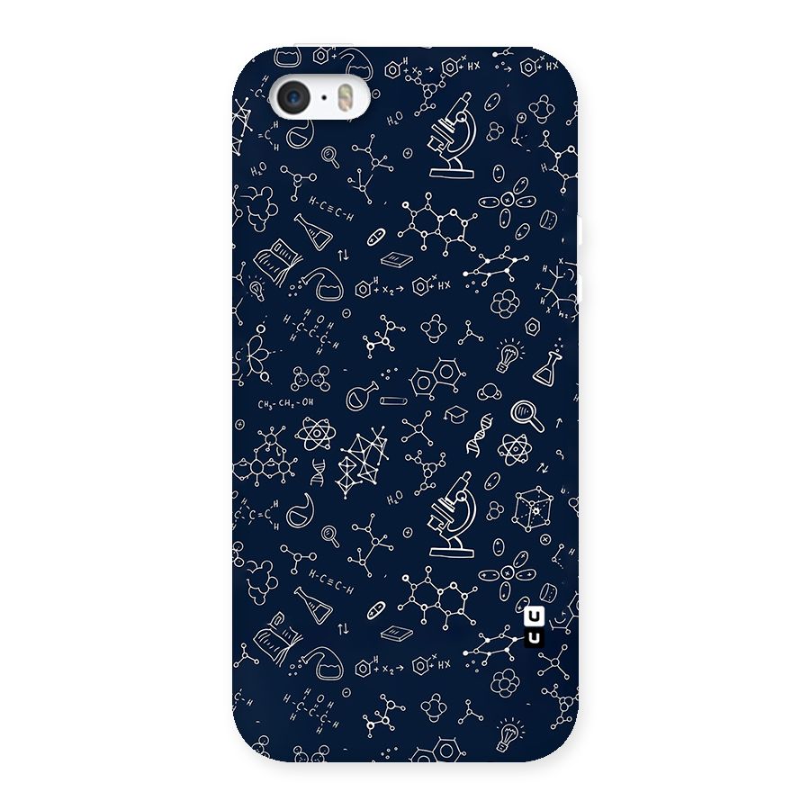 Chemistry Doodle Art Back Case for iPhone SE