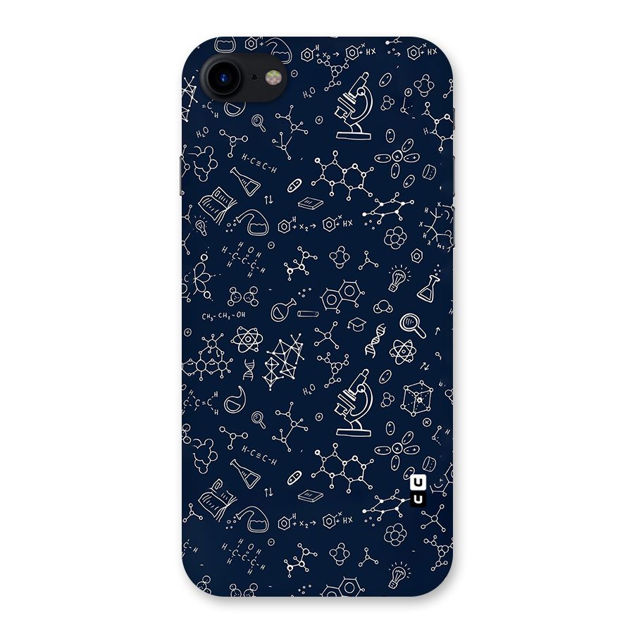 Chemistry Doodle Art Back Case for iPhone SE 2020