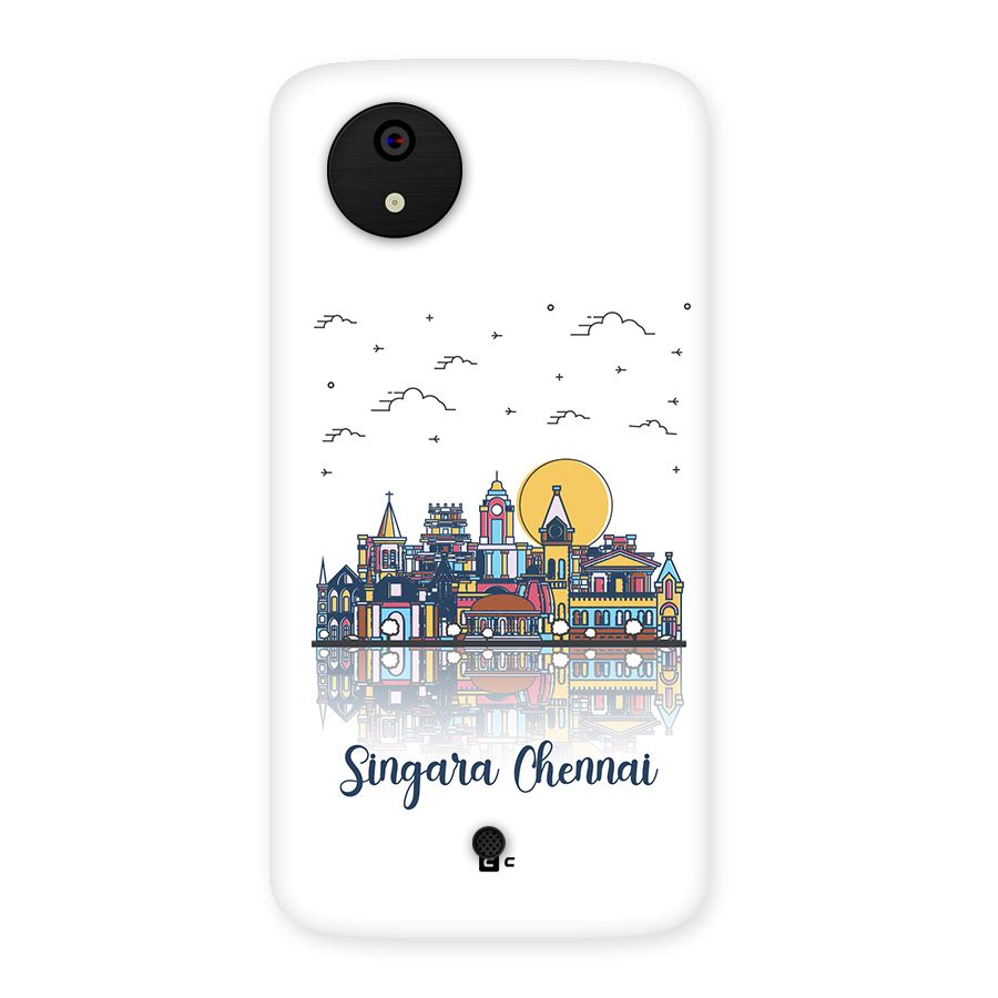 Chennai City Back Case for Canvas A1  AQ4501