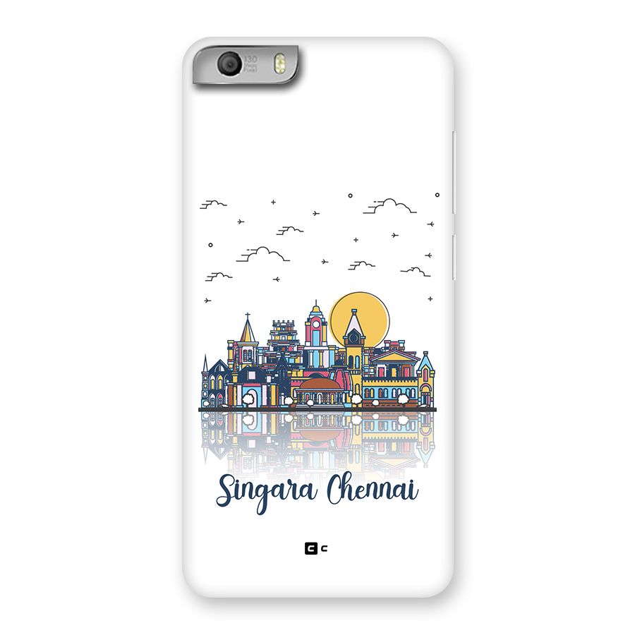 Chennai City Back Case for Canvas Knight 2