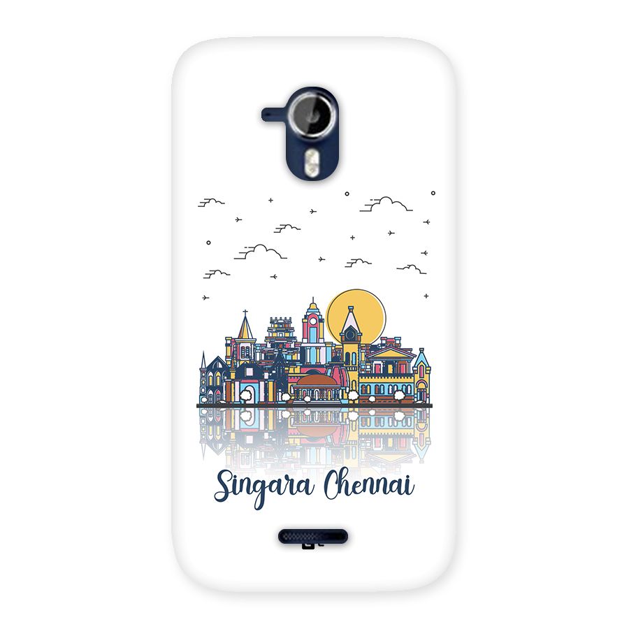 Chennai City Back Case for Canvas Magnus A117