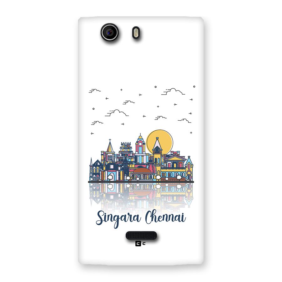 Chennai City Back Case for Canvas Nitro 2 E311