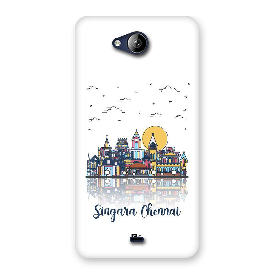 Chennai City Back Case for Canvas Play Q355