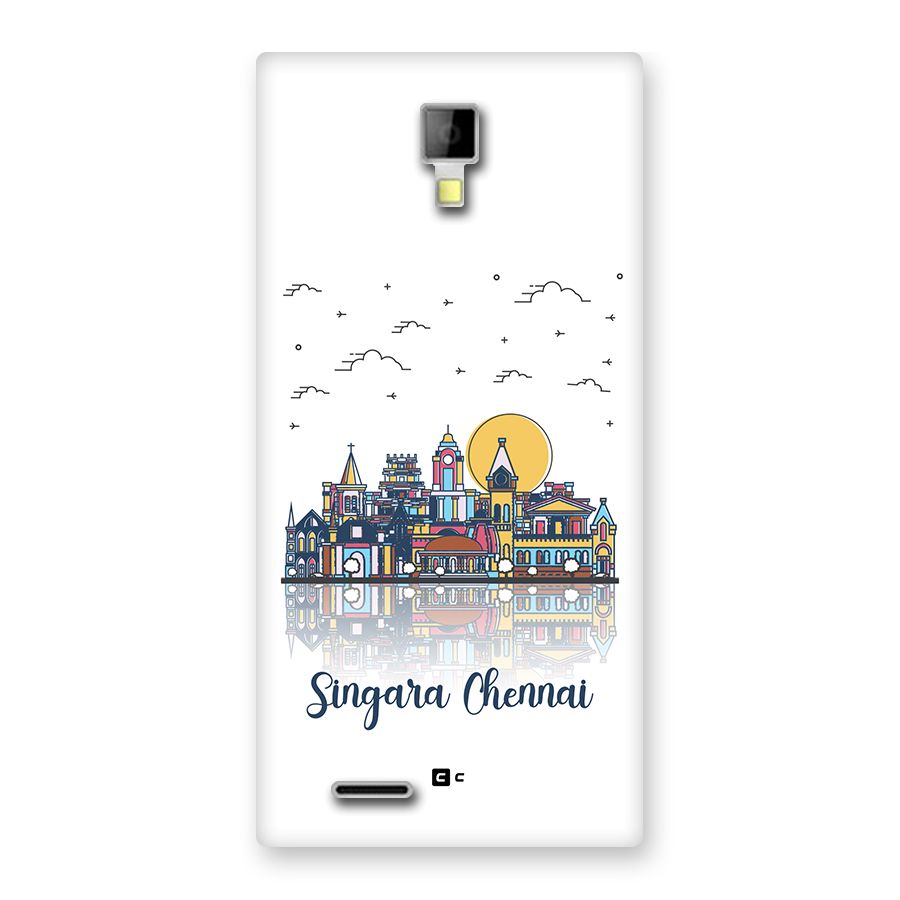 Chennai City Back Case for Canvas Xpress A99