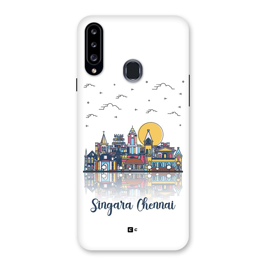 Chennai City Back Case for Galaxy A20s