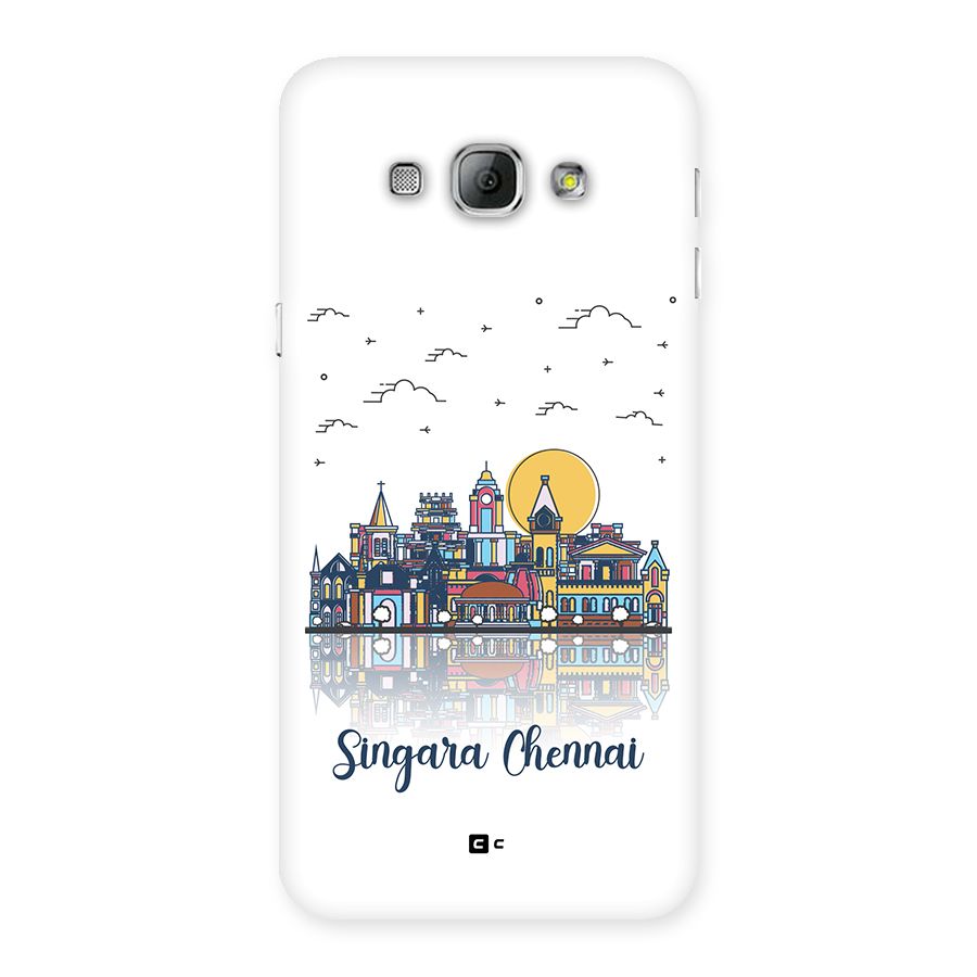 Chennai City Back Case for Galaxy A8