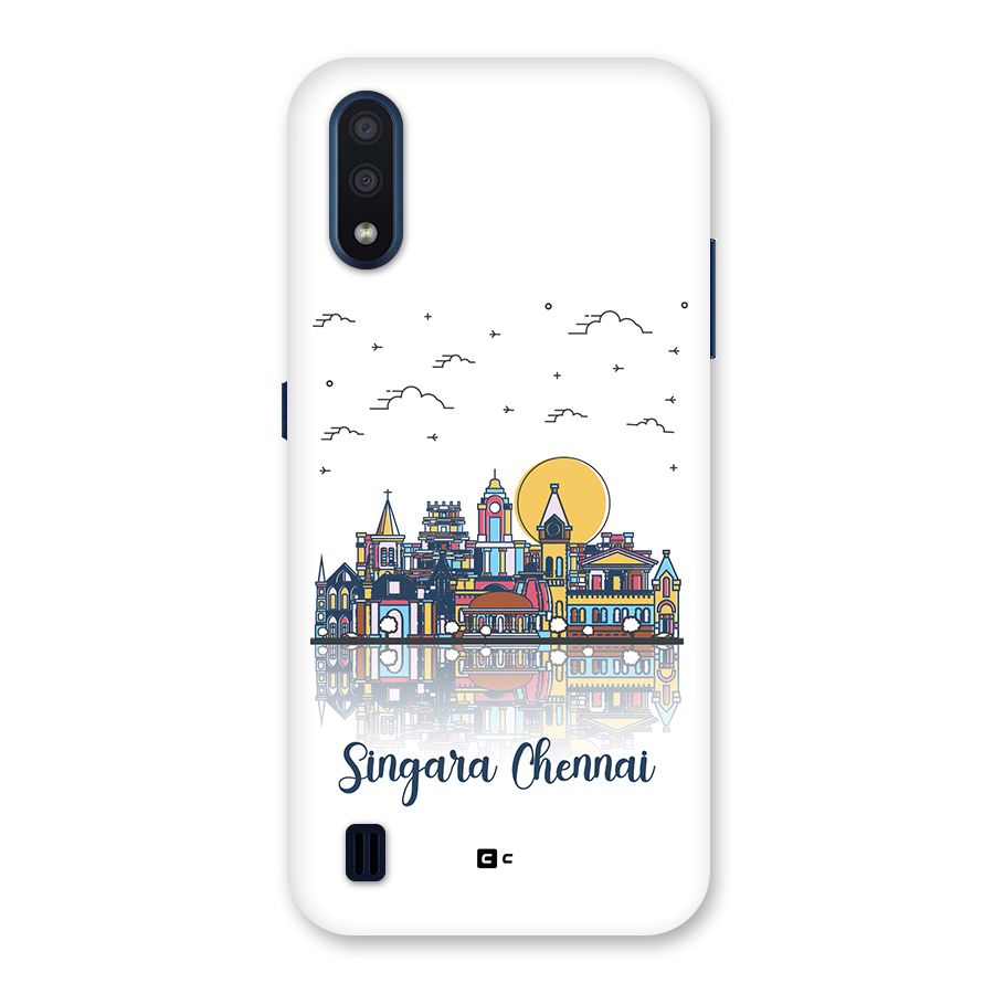 Chennai City Back Case for Galaxy M01