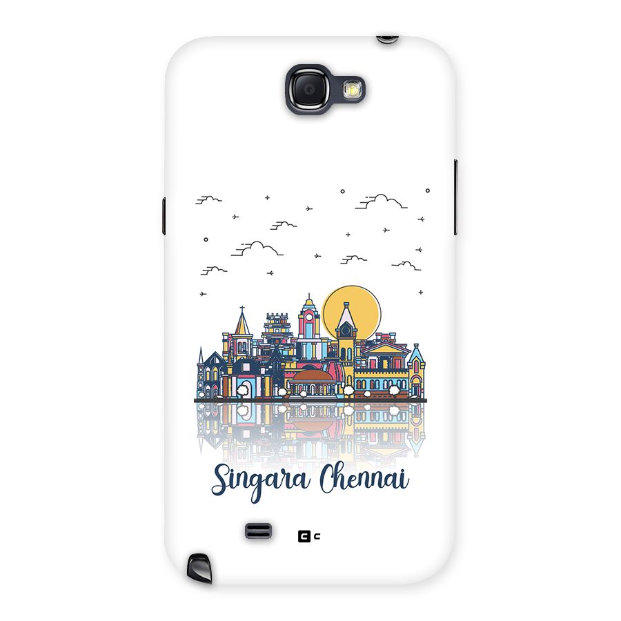 Chennai City Back Case for Galaxy Note 2