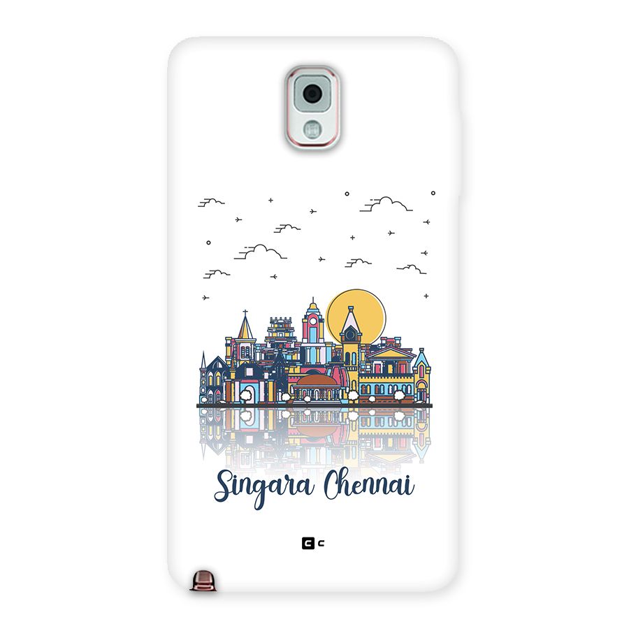 Chennai City Back Case for Galaxy Note 3