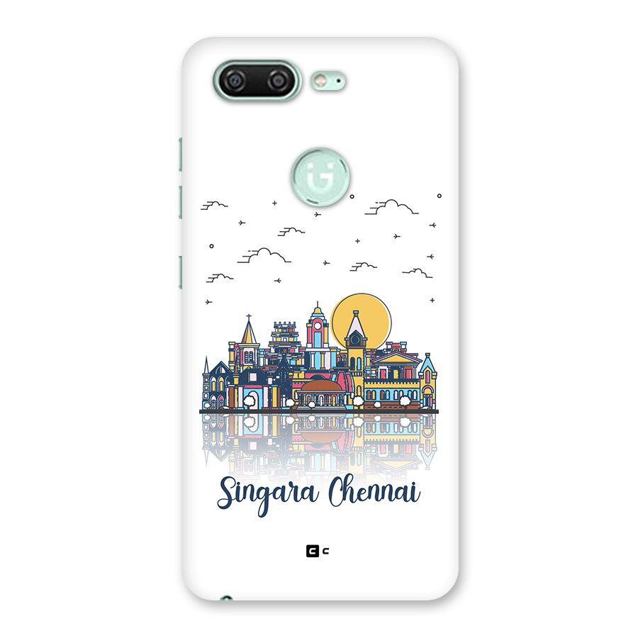 Chennai City Back Case for Gionee S10