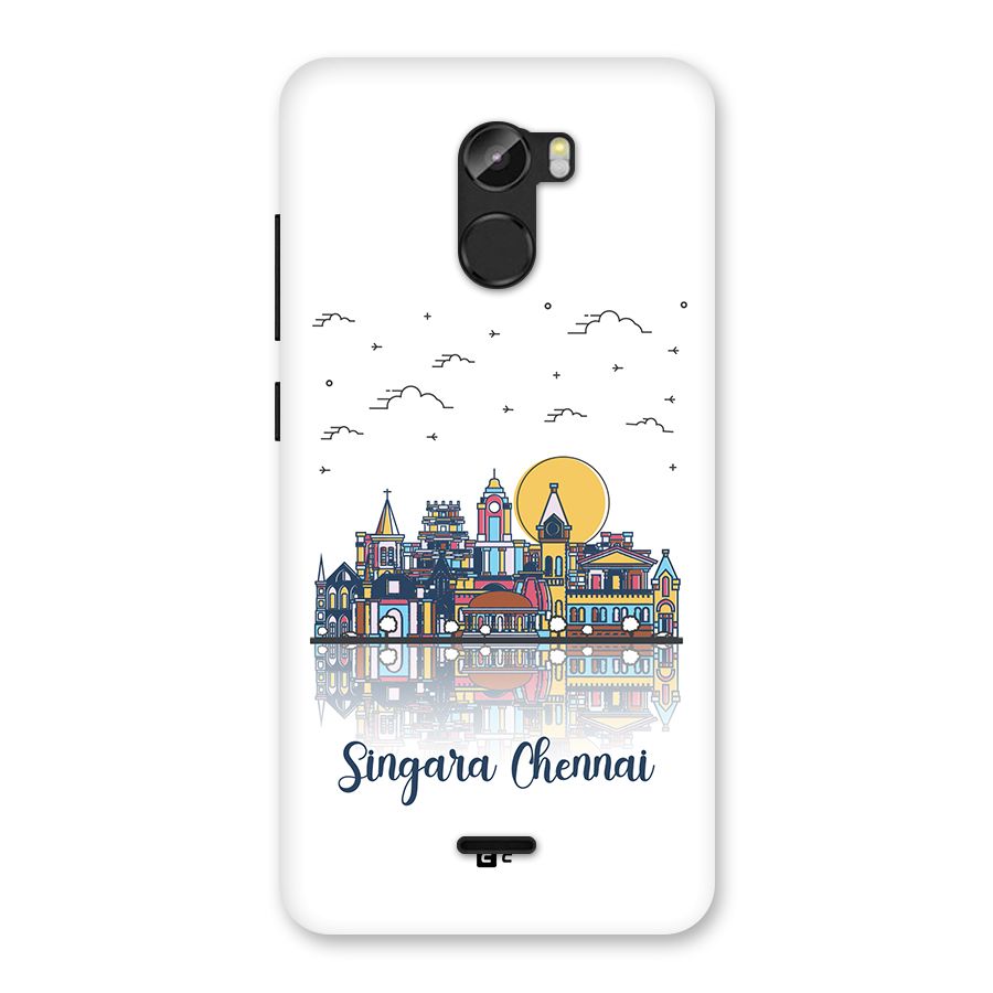 Chennai City Back Case for Gionee X1