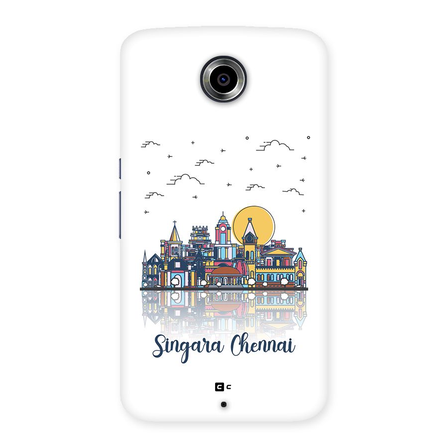 Chennai City Back Case for Google Nexus 6