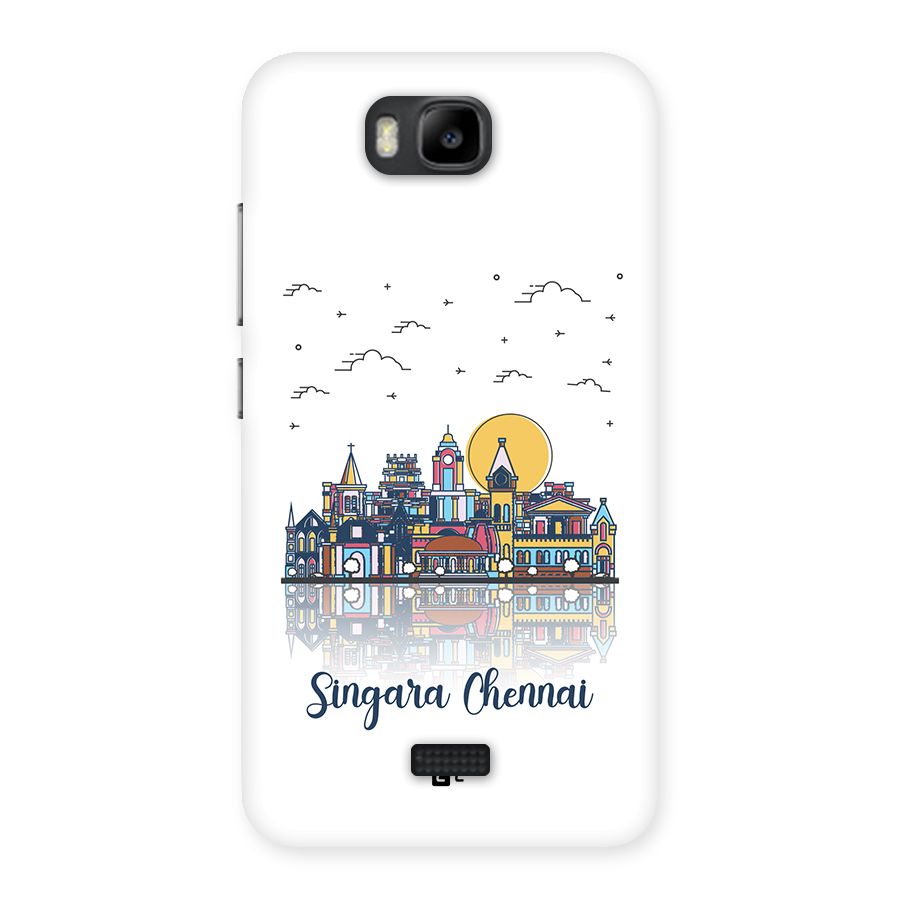 Chennai City Back Case for Honor Bee