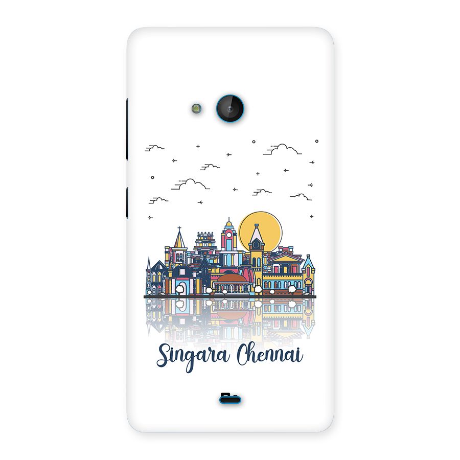 Chennai City Back Case for Lumia 540