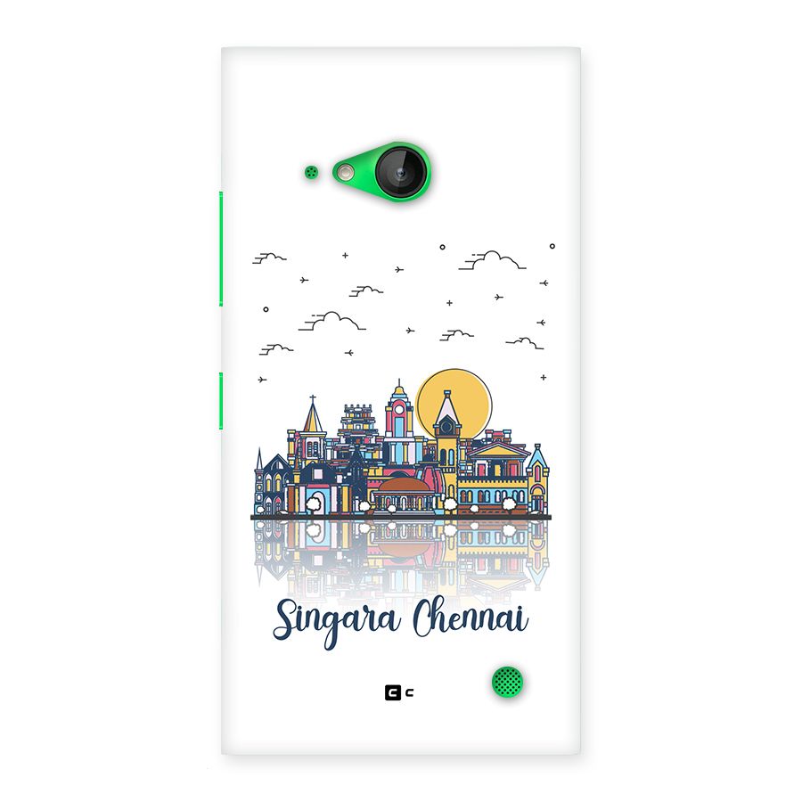 Chennai City Back Case for Lumia 730