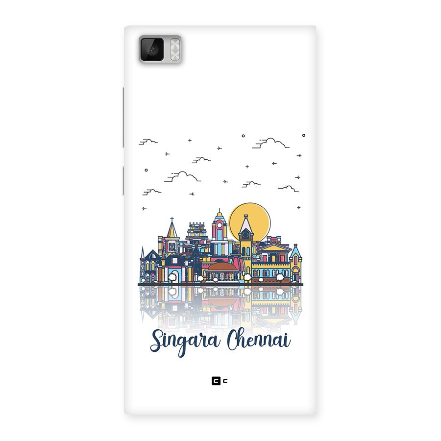 Chennai City Back Case for Mi3