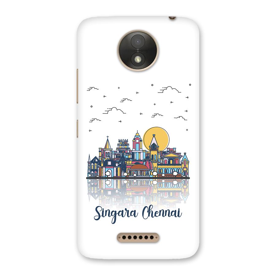 Chennai City Back Case for Moto C Plus