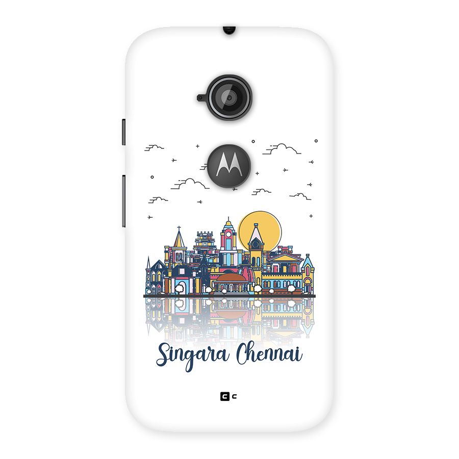 Chennai City Back Case for Moto E 2nd Gen