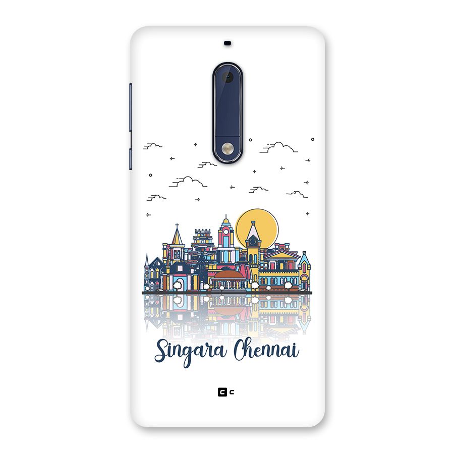 Chennai City Back Case for Nokia 5