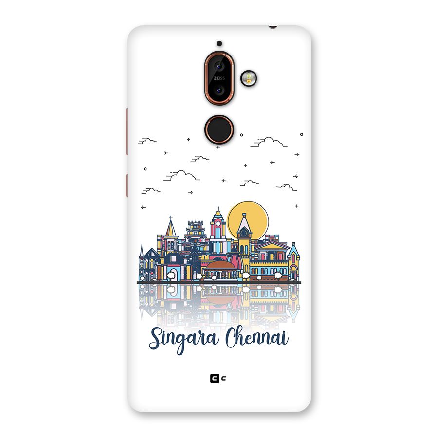 Chennai City Back Case for Nokia 7 Plus