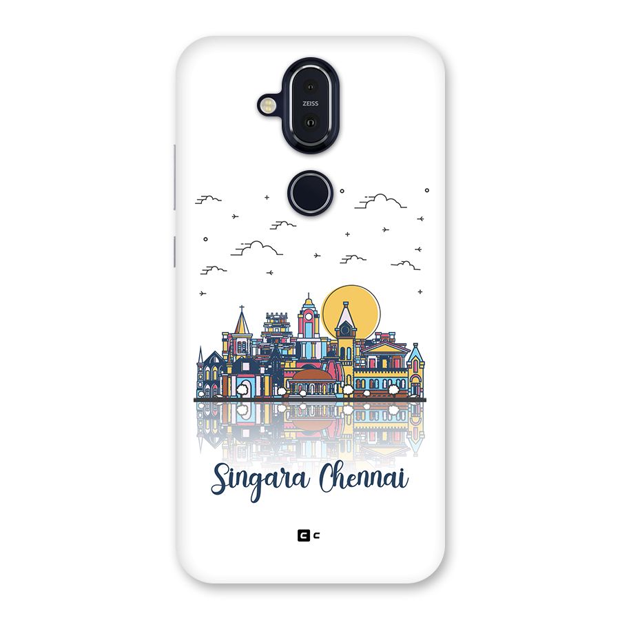 Chennai City Back Case for Nokia 8.1