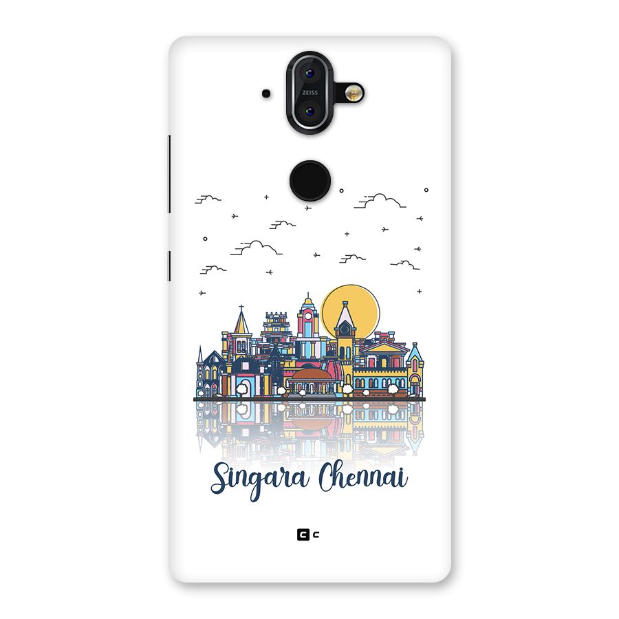 Chennai City Back Case for Nokia 8 Sirocco