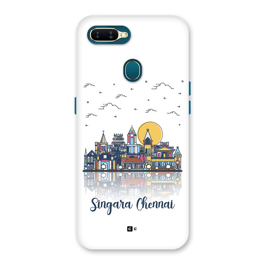 Chennai City Back Case for Oppo A12s