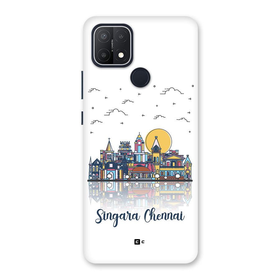 Chennai City Back Case for Oppo A15