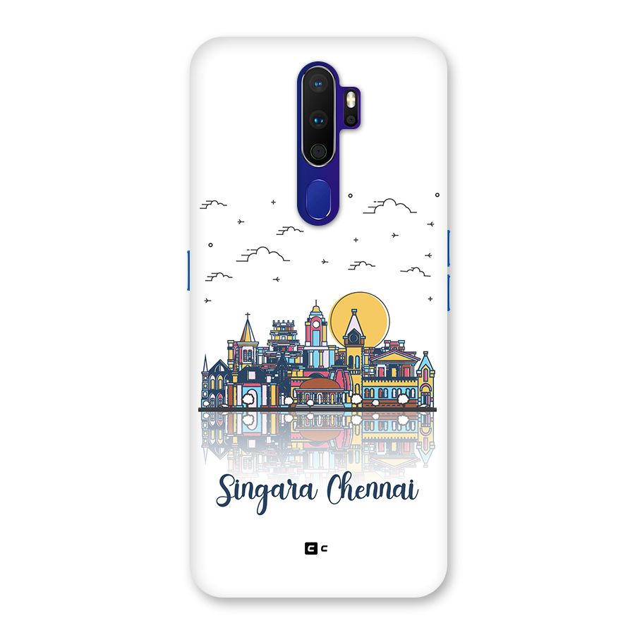 Chennai City Back Case for Oppo A9 (2020)