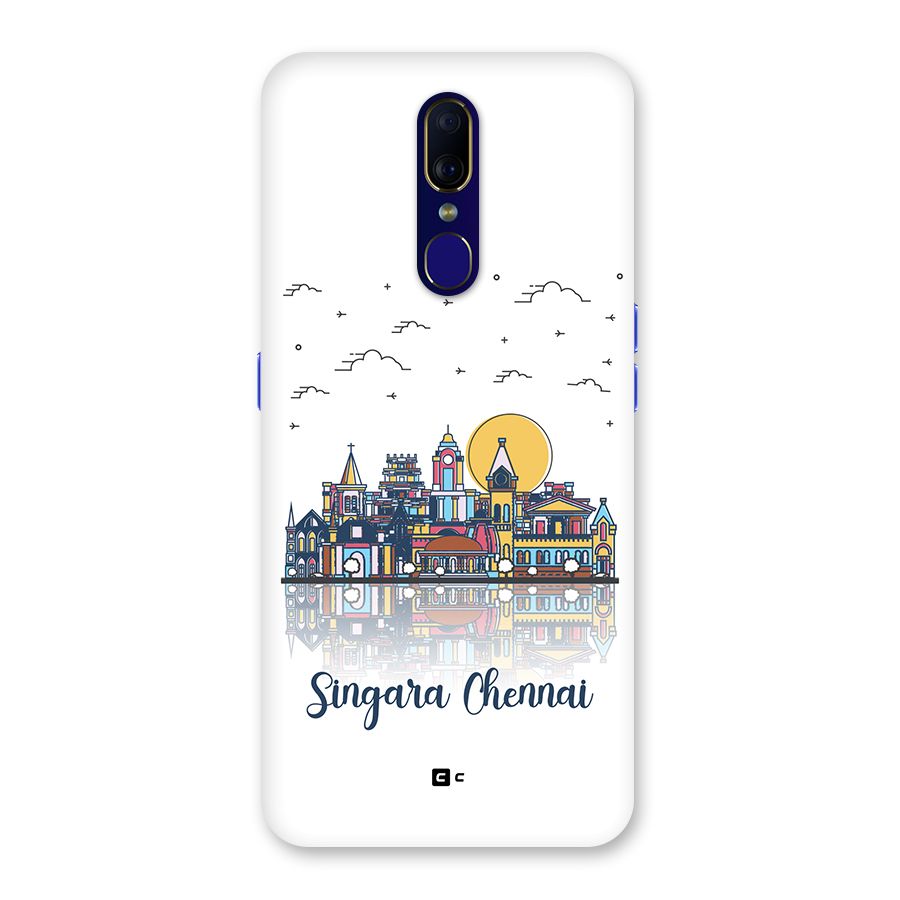 Chennai City Back Case for Oppo F11