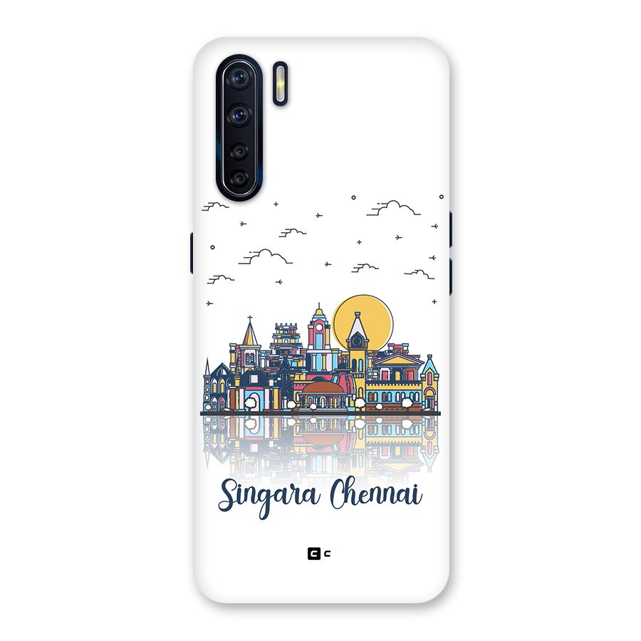 Chennai City Back Case for Oppo F15