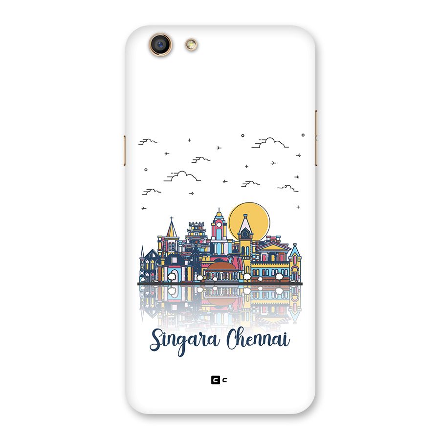 Chennai City Back Case for Oppo F3