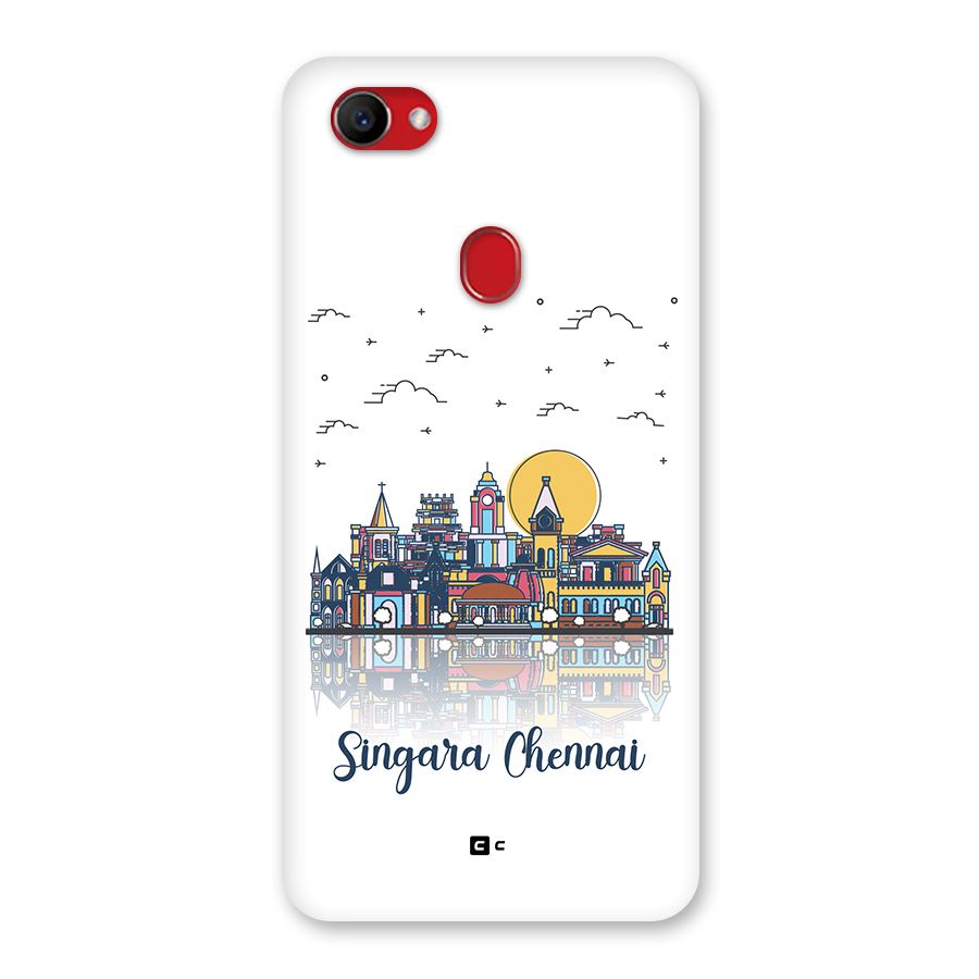 Chennai City Back Case for Oppo F7