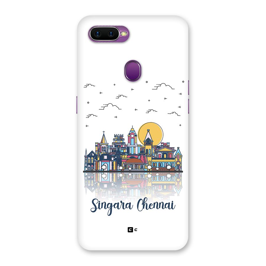 Chennai City Back Case for Oppo F9