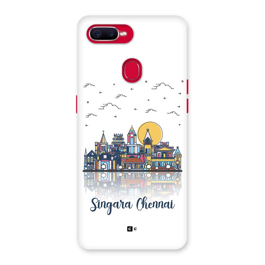 Chennai City Back Case for Oppo F9 Pro