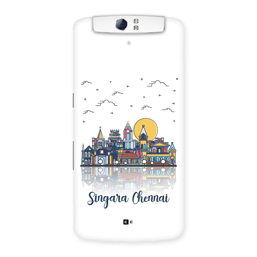 Chennai City Back Case for Oppo N1