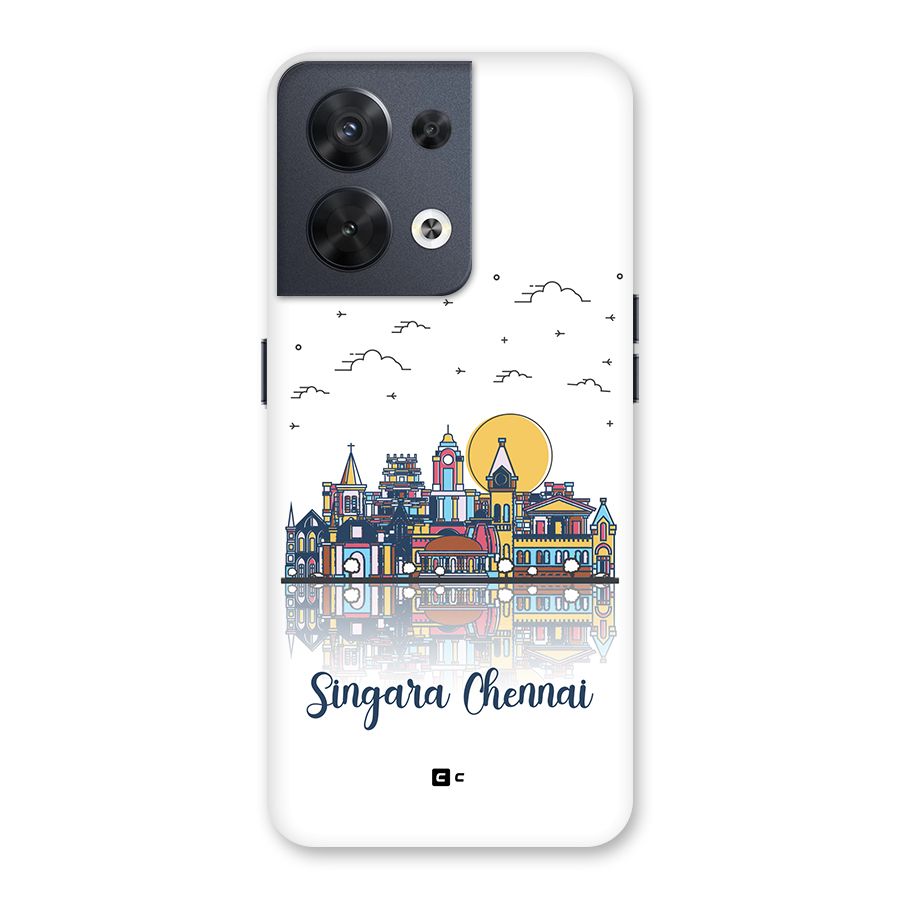 Chennai City Back Case for Oppo Reno8 5G
