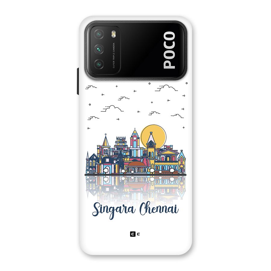 Chennai City Back Case for Poco M3
